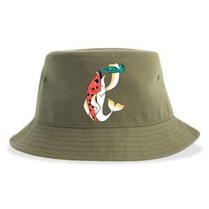 Beer Fish Sustainable Bucket Hat