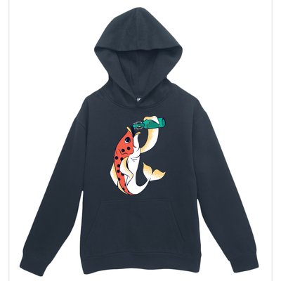 Beer Fish Urban Pullover Hoodie