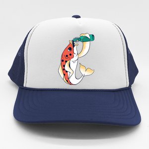 Beer Fish Trucker Hat