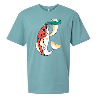 Beer Fish Sueded Cloud Jersey T-Shirt