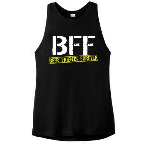 Beer Friends Forever BFF Ladies PosiCharge Tri-Blend Wicking Tank