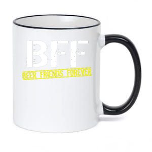 Beer Friends Forever BFF 11oz Black Color Changing Mug