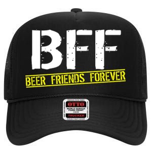 Beer Friends Forever BFF High Crown Mesh Back Trucker Hat