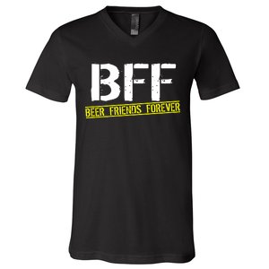 Beer Friends Forever BFF V-Neck T-Shirt