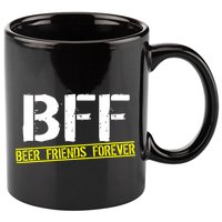 Beer Friends Forever BFF 11oz C Handle Ceramic Mug