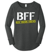 Beer Friends Forever BFF Women's Perfect Tri Tunic Long Sleeve Shirt