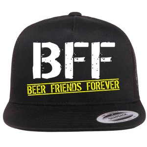 Beer Friends Forever BFF Flat Bill Trucker Hat