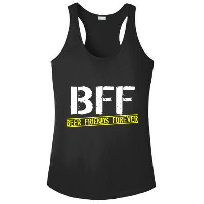 Beer Friends Forever BFF Ladies PosiCharge Competitor Racerback Tank