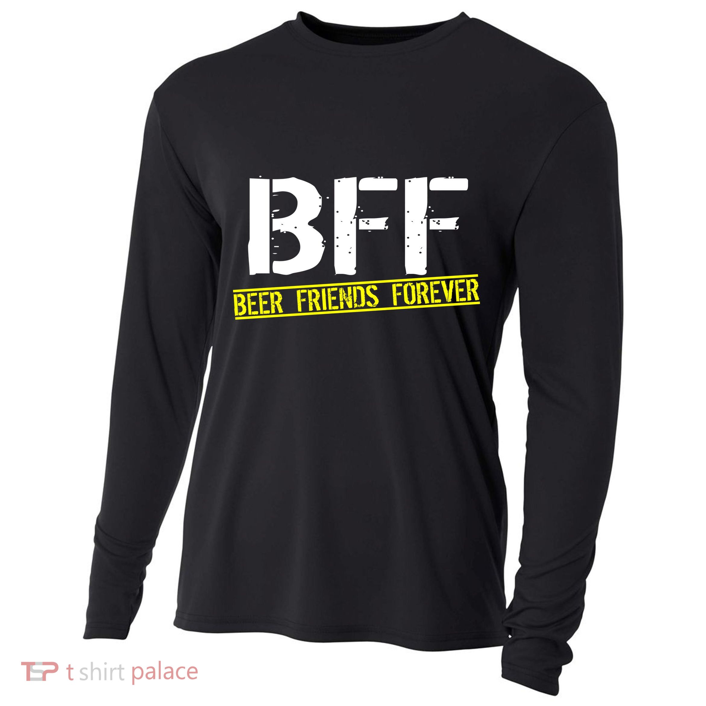Beer Friends Forever BFF Cooling Performance Long Sleeve Crew