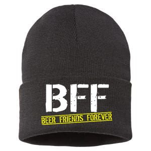 Beer Friends Forever BFF Sustainable Knit Beanie