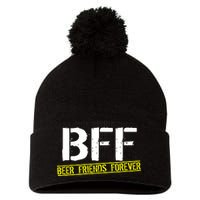 Beer Friends Forever BFF Pom Pom 12in Knit Beanie