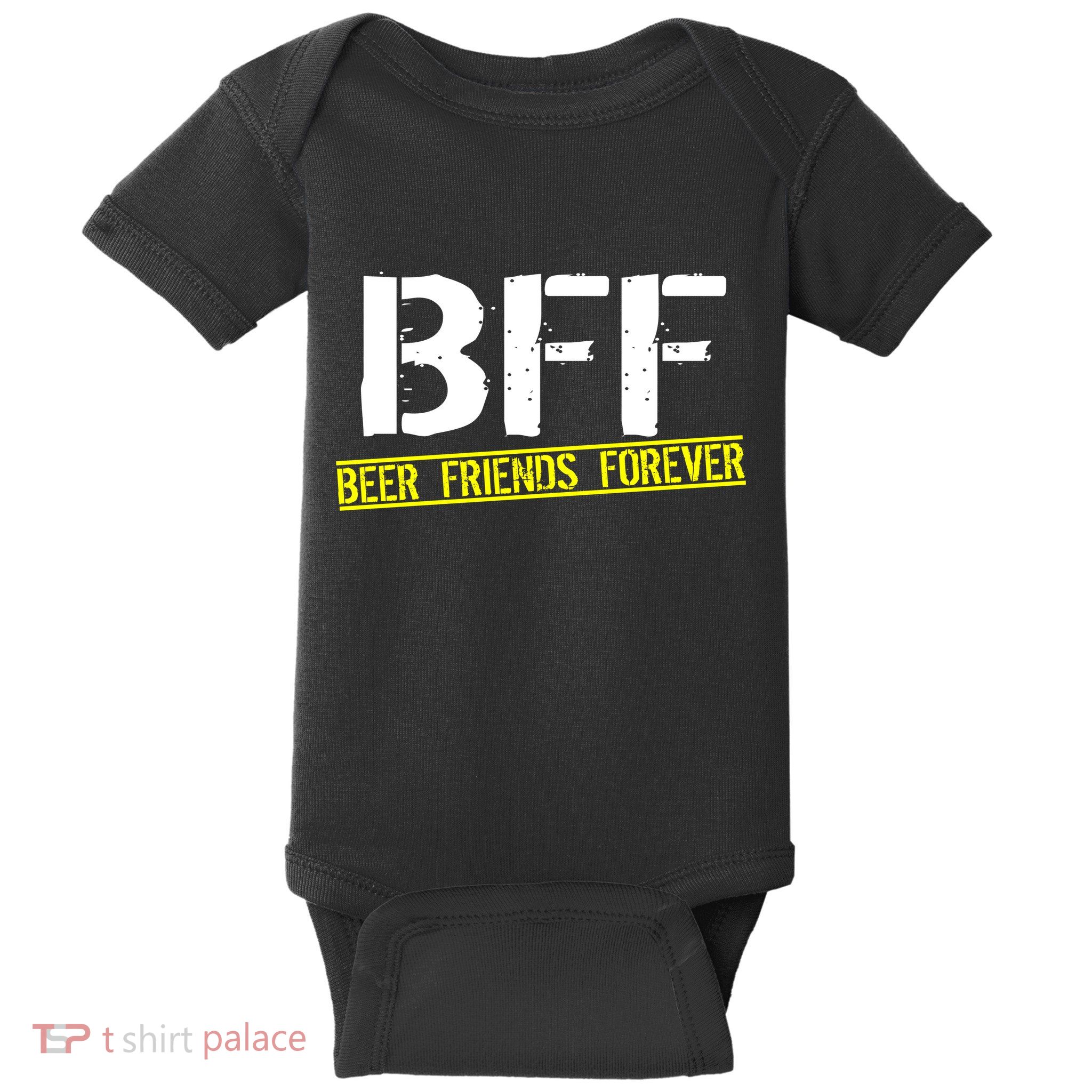 Beer Friends Forever BFF Baby Bodysuit