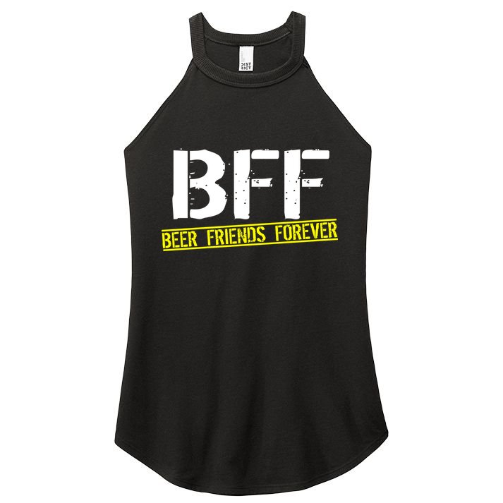 Beer Friends Forever BFF Women's Perfect Tri Rocker Tank