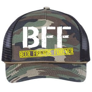 Beer Friends Forever BFF Retro Rope Trucker Hat Cap