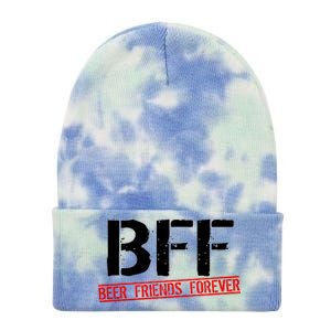 Beer Friends Forever BFF Tie Dye 12in Knit Beanie