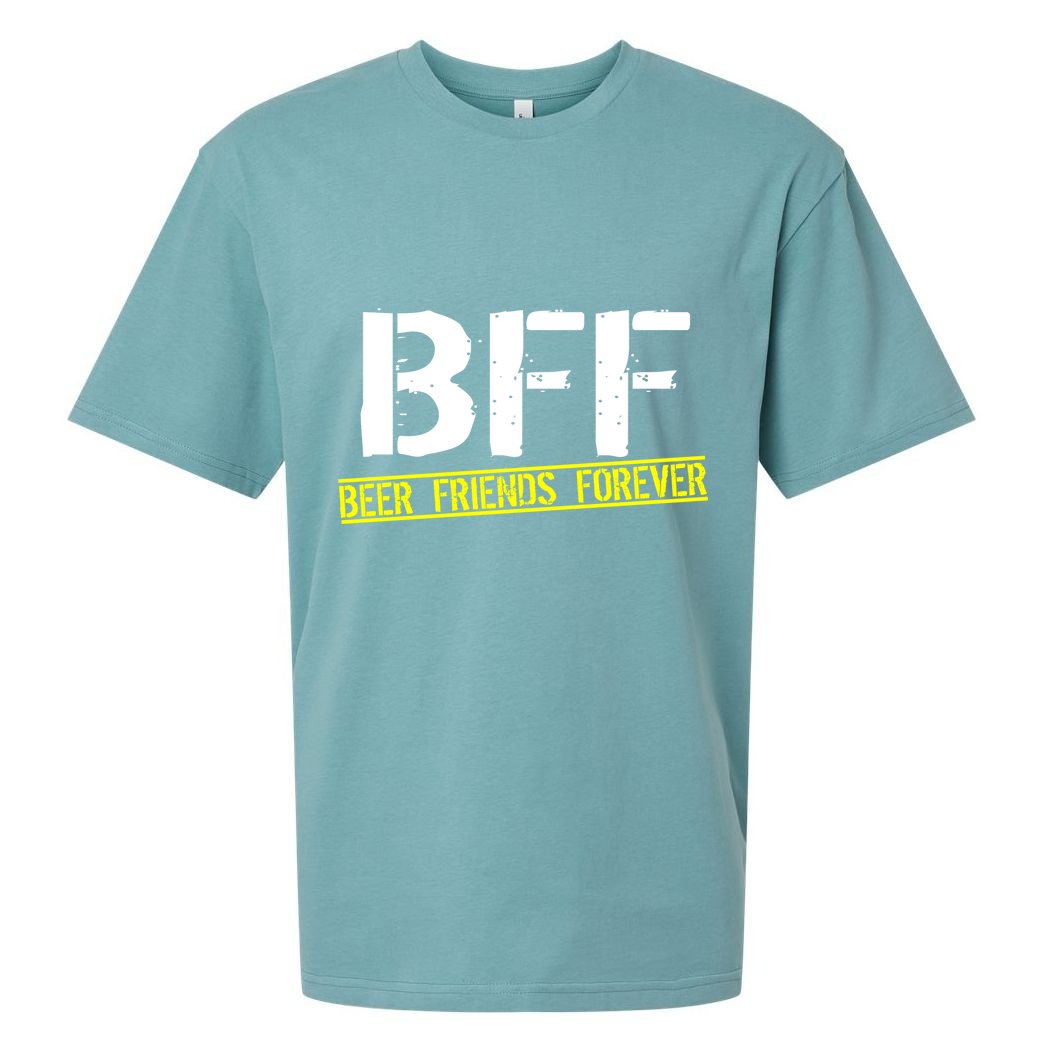 Beer Friends Forever BFF Sueded Cloud Jersey T-Shirt