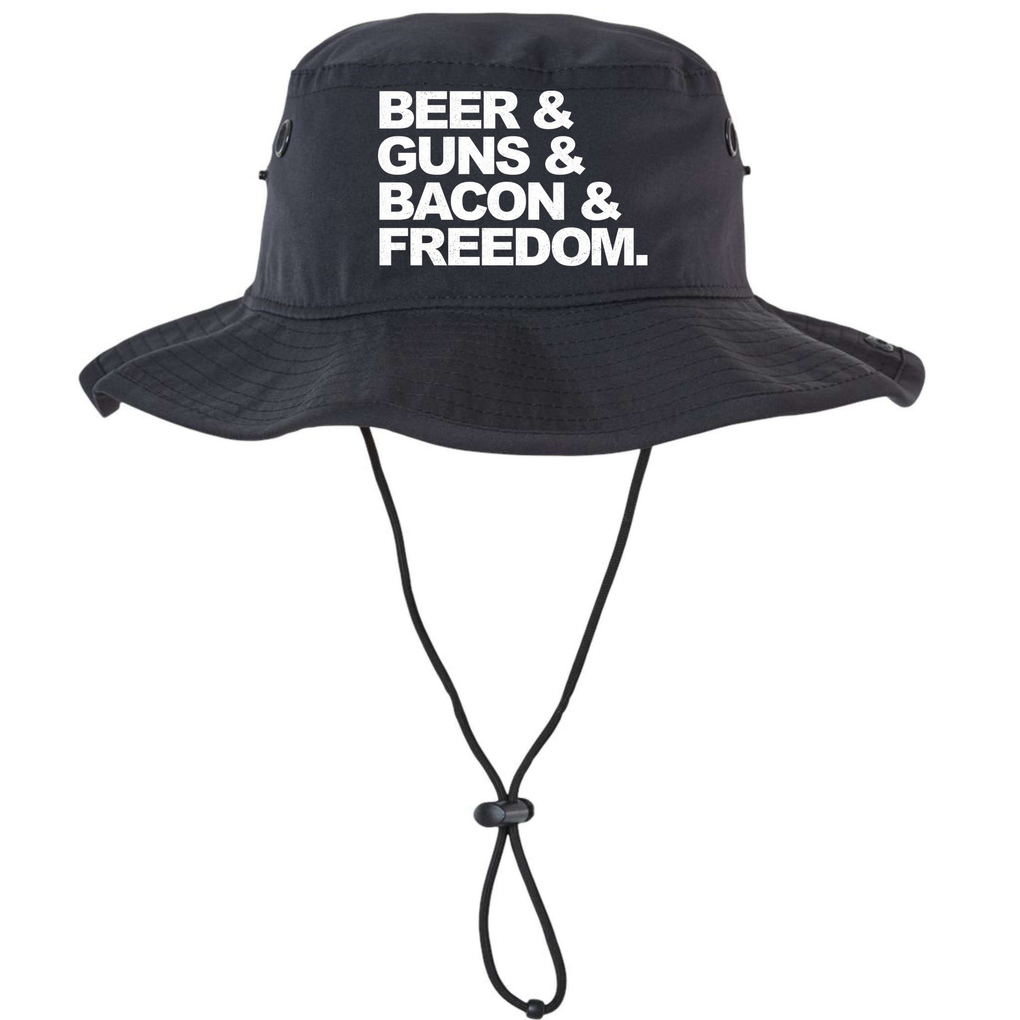 Beer Guns Bacon & Freedom Bucket Hat