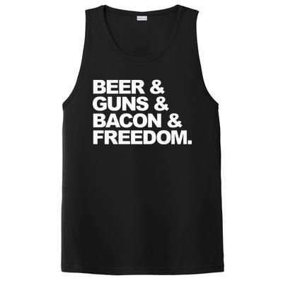 Beer Guns Bacon & Freedom PosiCharge Competitor Tank