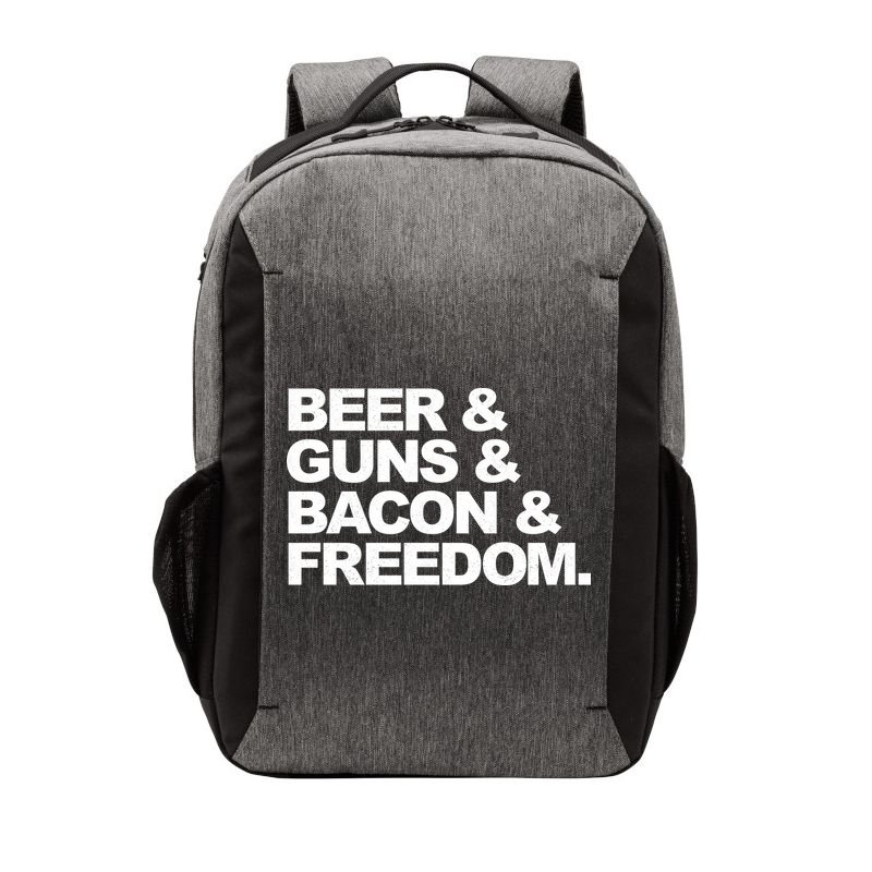 Beer Guns Bacon & Freedom Vector Backpack