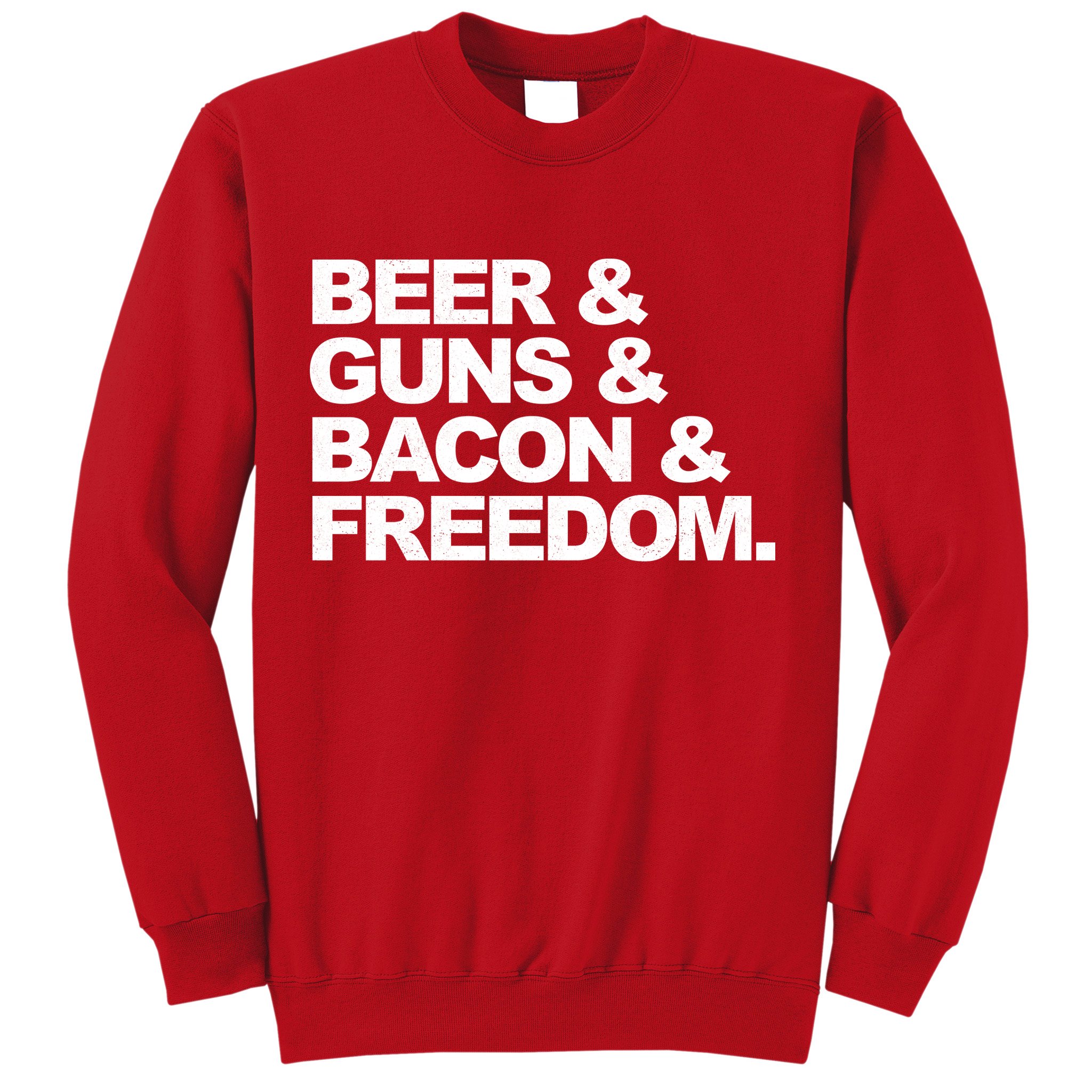 Beer Guns Bacon & Freedom Sweatshirt