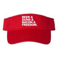 Beer Guns Bacon & Freedom Visor