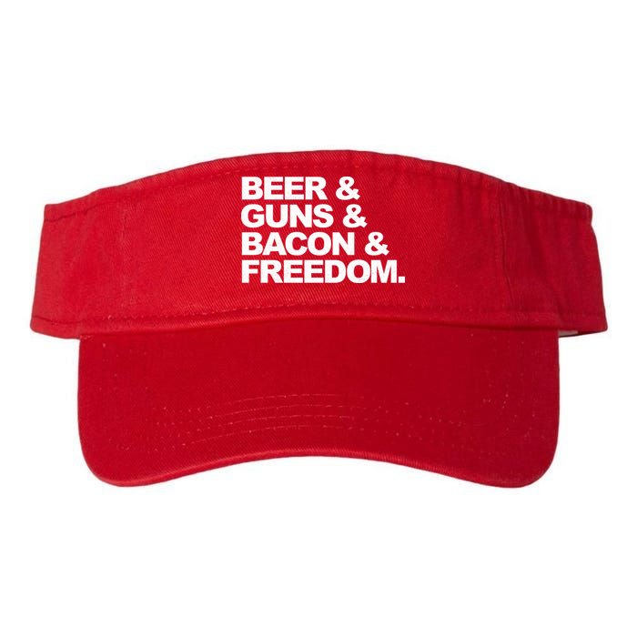 Beer Guns Bacon & Freedom Visor