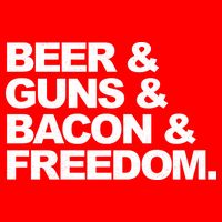 Beer Guns Bacon & Freedom Visor