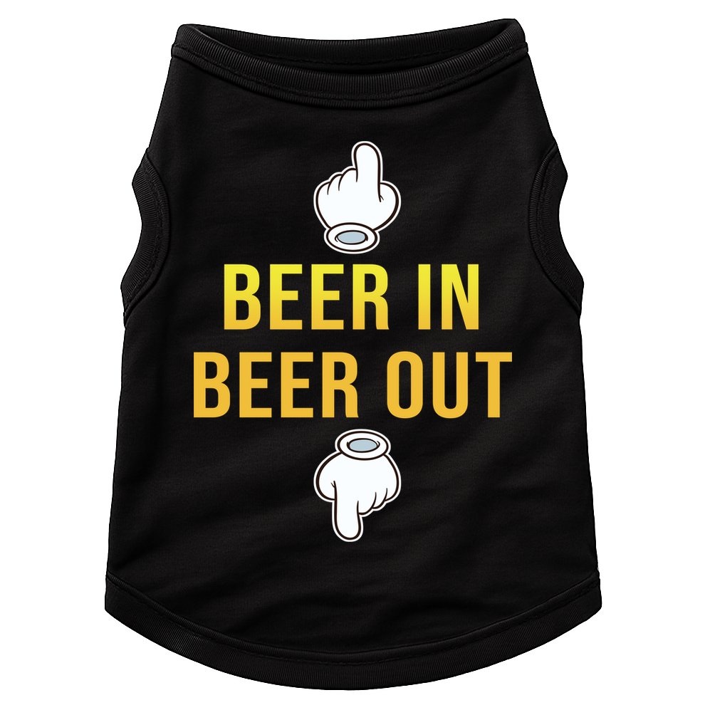 Beer In Beer Out Doggie Tank