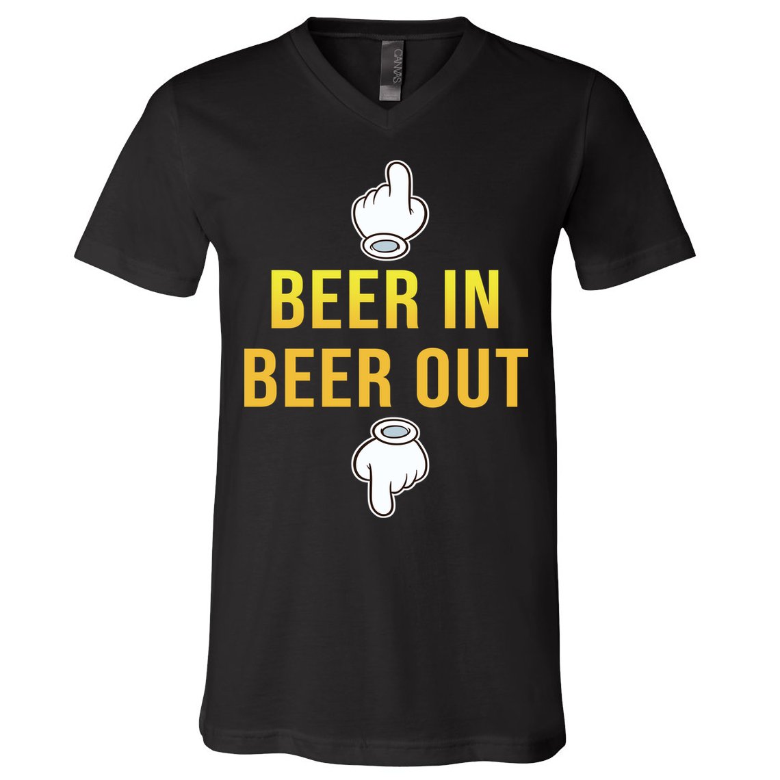 Beer In Beer Out V-Neck T-Shirt