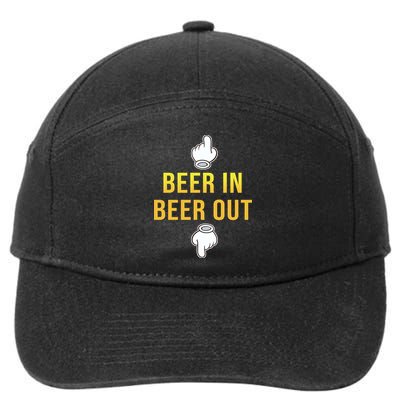 Beer In Beer Out 7-Panel Snapback Hat