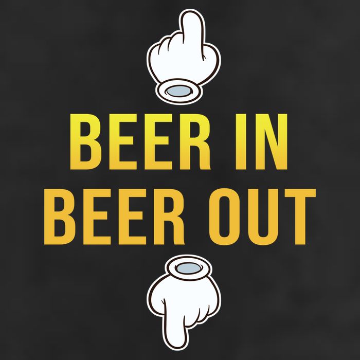 Beer In Beer Out Adult Drive Performance Visor