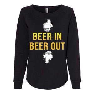 Beer In Beer Out Womens California Wash Sweatshirt