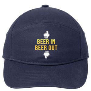 Beer In Beer Out 7-Panel Snapback Hat