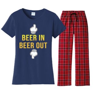 Beer In Beer Out Women's Flannel Pajama Set