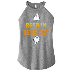 Beer In Beer Out Women's Perfect Tri Rocker Tank