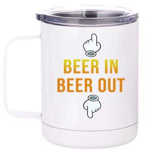 Beer In Beer Out 12 oz Stainless Steel Tumbler Cup