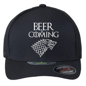 Beer Is Coming Flexfit Unipanel Trucker Cap