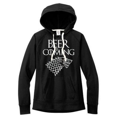 Beer Is Coming Women's Fleece Hoodie