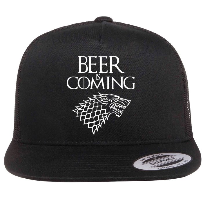 Beer Is Coming Flatbill Hat
