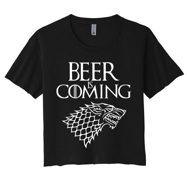 Beer Is Coming Crop Top