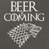 Beer Is Coming Cotton Canvas Backpack