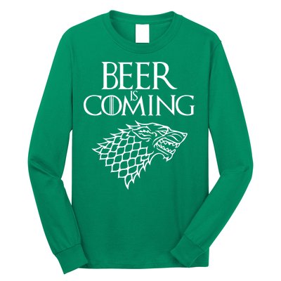 Beer Is Coming Long Sleeve Shirt