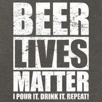 Beer Lives Matter Pour It Drink It Repeat Cotton Canvas Backpack