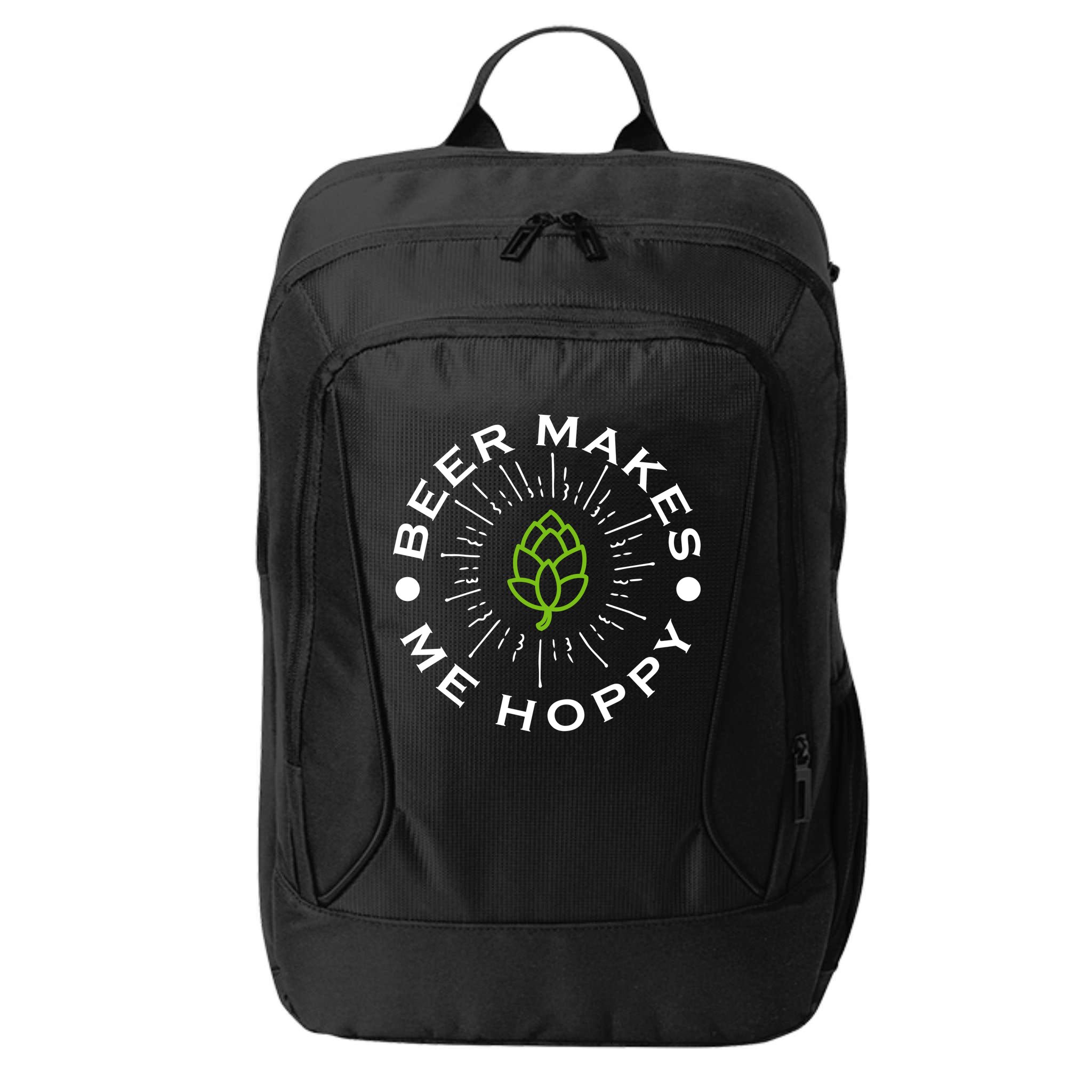 Beer Makes Me Hoppy City Backpack