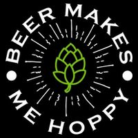 Beer Makes Me Hoppy Women's V-Neck T-Shirt