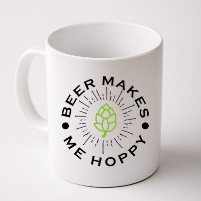 Beer Makes Me Hoppy Coffee Mug