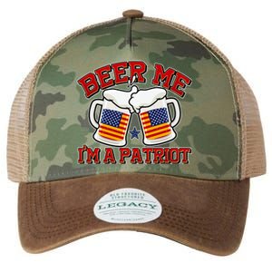 Beer Me I'm A Patriot USA Flag Beer Mugs Legacy Tie Dye Trucker Hat