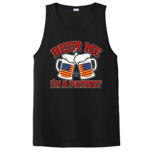 Beer Me I'm A Patriot USA Flag Beer Mugs PosiCharge Competitor Tank