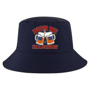 Beer Me I'm A Patriot USA Flag Beer Mugs Cool Comfort Performance Bucket Hat