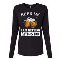 Beer Me I'm Getting Married Womens Cotton Relaxed Long Sleeve T-Shirt